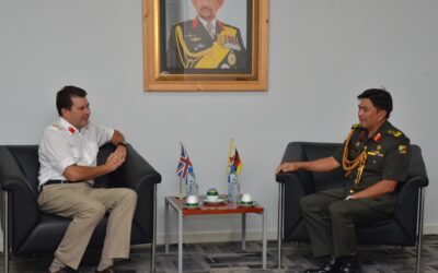 KUNJUNGAN HORMAT DARIPADA KETUA DASAR ANTARABANGSA DAN PERANCANGAN (ASIA), KEMENTERIAN PERTAHANAN, UNITED KINGDOM