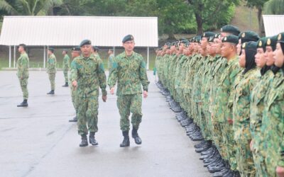 UPACARA PERBARISAN DAN ACARA JAMUAN MAKAN SEMPENA HARI ULANG TAHUN KHIDMAT BANTU KOMBAT, TENTERA DARAT DIRAJA BRUNEI KE-27
