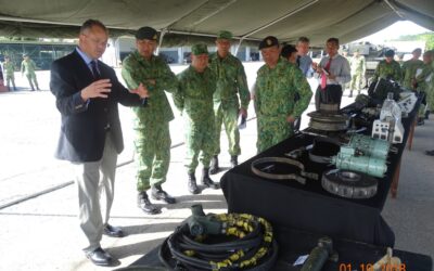 LAWATAN KERJA PEMERINTAH TENTERA DARAT DIRAJA BRUNEI KE SKUADRON KERETA PERISAI PENINJAU BATALION BANTU
