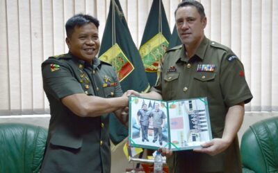 VISIT BY SERGEANT MAJOR, NEW ZEALAND ARMY TO SECOND BATTALION, ROYAL BRUNEI LAND FORCE