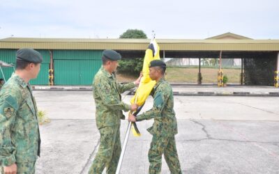 FLAG HANDOVER CEREMONY FOR EXERCISE RINTIS BERSAMA 2018