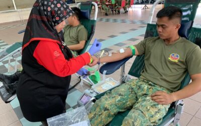 BLOOD DONATION CAMPAIGN IN CONJUNCTION WITH THE ROYAL BRUNEI LAND FORCE 57TH ANNIVERSARY