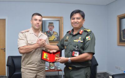 COURTESY CALL FROM THE MILITARY, AIR AND NAVAL ATTACHÈ OF THE RUSSIAN FEDERATION
