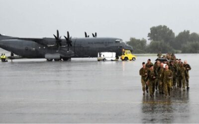 AUSTRALIAN ARMY PERSONNEL ARRIVES FOR EXERCISE MALLEE BULL 2018
