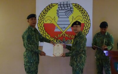 CLOSING CEREMONY FOR THE ARMOURED PERSONNEL CARRIER TROOP SERGEANT AND ADVANCED CREW COMMANDER COURSE 2018