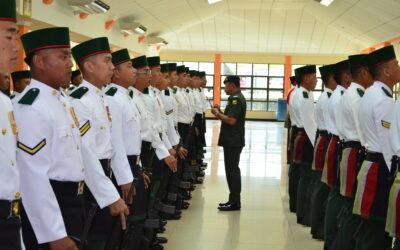 COMPANY DRILL AND PACE STICK DRILL COMPETITION FOR THE NON-COMMISSIONED OFFICERS IN CONJUNCTION WITH THE ROYAL BRUNEI LAND FORCE 57TH ANNIVERSARY