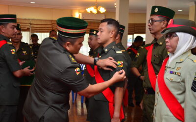 PROMOTION CEREMONY FOR THE PERSONNEL OF ROYAL BRUNEI LAND FORCE HEADQUARTERS AND COMPANY HEADQUARTERS