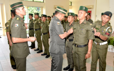 PROMOTION CEREMONY FOR SECOND BATTALION ROYAL BRUNEI LAND FORCE PERSONNEL