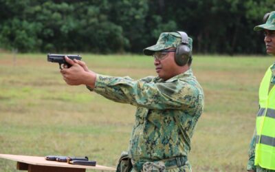 FIRST BATTALION ROYAL BRUNEI LAND FORCE SHOOTING SKILL AT ARMS MEET
