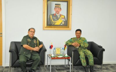 KUNJUNGAN PERPISAHAN ATASE PERTAHANAN FILIPINA KE NEGARA BRUNEI DARUSSALAM