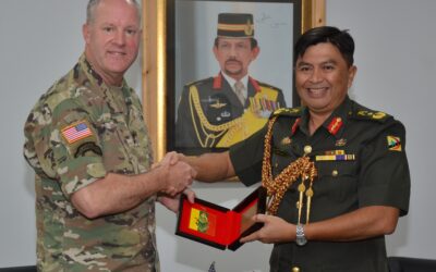 COMMANDER ROYAL BRUNEI LAND FORCE RECEIVES COURTESY CALL FROM DEPUTY COMMANDING GENERAL, US ARMY PACIFIC