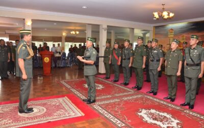 PROMOTION CEREMONY FOR ROYAL BRUNEI LAND FORCE PERSONNEL AND PRESENTATION OF APPOINTMENT CERTIFICATE FOR ROYAL BRUNEI ARMED FORCES PERSONNEL