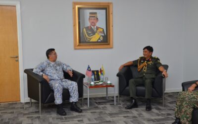 COURTESY CALL FROM COMMANDANT OF THE MALAYSIAN ARMED FORCES DEFENCE COLLEGE (MAFDC)