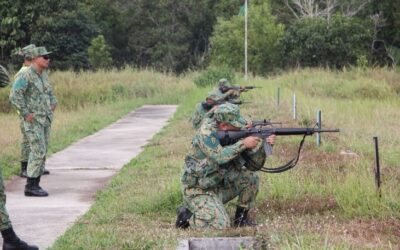 THIRD BATTALION ROYAL BRUNEI LAND FORCE SHOOTING SKILL AT ARMS MEET