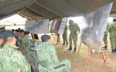 CLOSING CEREMONY OF THE TACTICAL EXERCISE WITHOUT TROOP (TEWT) ON COMBAT SERVICE SUPPORT