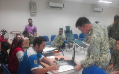 KEMPEN DERMA DARAH SEMPENA HUT TDDB YANG KE 56 TAHUN DI BLOK ILMU BATALION KEDUA TDDB PERKHEMAHAN TUTONG
