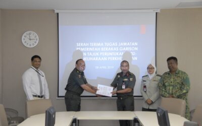 HANDOVER OF DUTIES FOR COMMANDER OF BERAKAS GARRISON