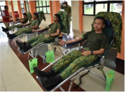 BLOOD DONATION IN CONJUNCTION WITH THE 58th ROYAL BRUNEI ARMED FORCES ANNIVERSARY