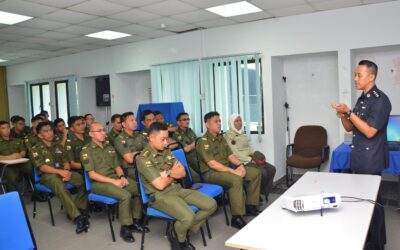 VISIT TO THE CENTRAL POLICE STATION BY THE ROYAL BRUNEI LAND FORCE HEADQUARTERS
