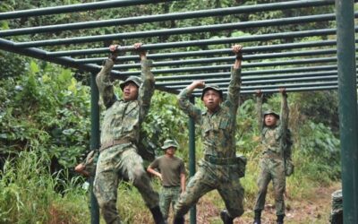 MILITARY SKILLS SECTION COMPETITION BY FIRST BATTALION, ROYAL BRUNEI LAND FORCE