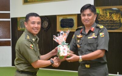 ROYAL BRUNEI LAND FORCE PERSONNEL RECEIVES DISTRIBUTION OF DATES