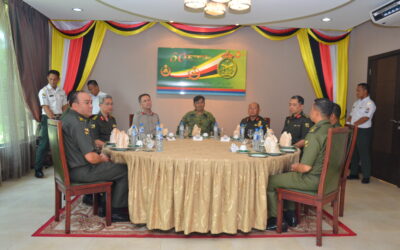 FAREWELL HI-TEA FOR THE UNITED KINGDOM DEFENCE ADVISER TO BRUNEI DARUSSALAM