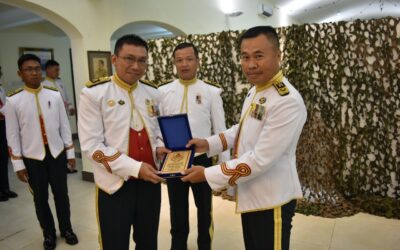REGIMENTAL MESS DINNER FOR DINING IN AND OUT OF FOR FIRST BATTALION ROYAL BRUNEI LAND FORCE OFFICERS