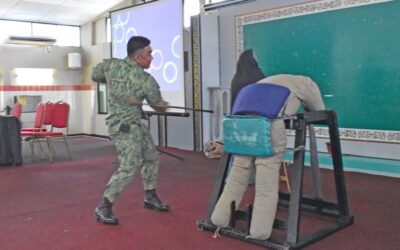 BRIEFING AND DEMONSTRATION FROM MARABURONG PRISON DEPARTMENT FOR PERSONNEL OF THE SECOND BATTALION, SUPPORT BATTALION AND COMBAT SERVICE SUPPORT