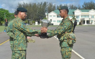 CLOSING CEREMONY FOR THE INTER-SECTION COMPETITION OF THIRD BATTALION, ROYAL BRUNEI LAND FORCE