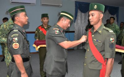 PROMOTION CEREMONY FOR SECOND BATTALION ROYAL BRUNEI LAND FORCE PERSONNEL