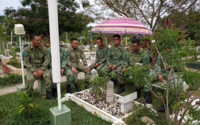 FIRE SERVICES AND SAFETY, COMBAT SERVICE SUPPORT CONDUCTS CEMETERY AND MOSQUE CLEANING CAMPAIGN IN CONJUCTION WITH THE 58TH ANNIVERSARY OF THE ROYAL BRUNEI ARMED FORCES