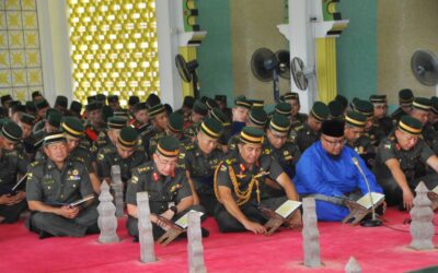 ROYAL BRUNEI LAND FORCE HELD TAHLIL AT KUBAH MAKAM DIRAJA