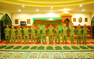 COMMANDER OF ROYAL BRUNEI LAND FORCE VISIT TO ECHO COMPANY, FIRST BATTALION ROYAL BRUNEI LAND FORCE