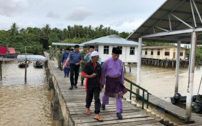 SECOND MINISTER OF DEFENCE VISITS PULAU BARU-BARU