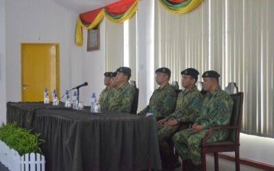 COMMANDER OF ROYAL BRUNEI LAND FORCE MEETS WITH ADVANCED INFANTRY COURSE PARTICIPANTS