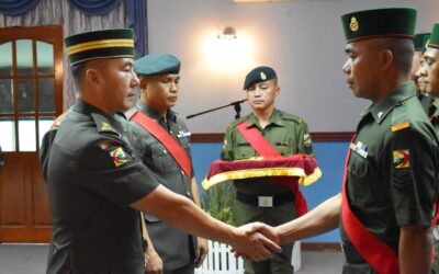 PROMOTION CEREMONY FOR SECOND BATTALION ROYAL BRUNEI LAND FORCE PERSONNEL