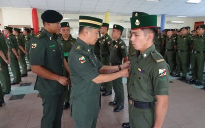 PROMOTION CEREMONY FOR SUPPORT BATTALION ROYAL BRUNEI LAND FORCE PERSONNEL