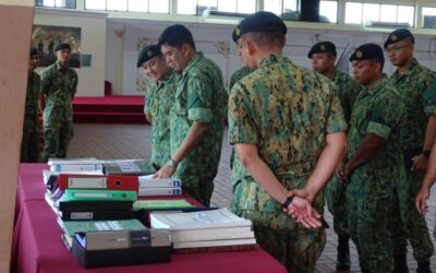 COMMANDER OF ROYAL BRUNEI LAND FORCE MEETS WITH SUPPORT BATTALION, ROYAL BRUNEI LAND FORCE KEY LEADERSHIP