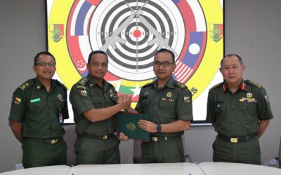MAJLIS SERAH TERIMA TUGAS KETUA KONTINJEN PASUKAN ASEAN ARMIES RIFLE MEET (AARM) TENTERA DARAT DIRAJA BRUNEI