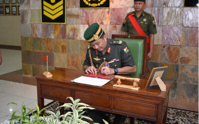 PROMOTION CEREMONY FOR ROYAL BRUNEI LAND FORCE PERSONNEL AND PRESENTATION OF APPOINTMENT CERTIFICATE FOR ROYAL BRUNEI ARMED FORCES PERSONNEL