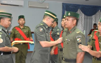 PROMOTION CEREMONY FOR SECOND BATTALION ROYAL BRUNEI LAND FORCE PERSONNEL