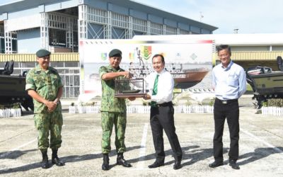HANDOVER CEREMONY OF ROYAL BRUNEI LAND FORCE COMBAT BOATS