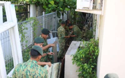 FIRST BATTALION ROYAL BRUNEI LAND FORCE CONDUCTS COMMUNITY SERVICE IN CONJUNCTION WITH THE 58th ROYAL BRUNEI LAND FORCE ANNIVERSARY