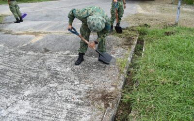 SECOND BATTALION ROYAL BRUNEI LAND FORCE CONDUCTS COMMUNITY SERVICE IN CONJUNCTION WITH THE 58th ROYAL BRUNEI LAND FORCE ANNIVERSARY