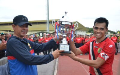 ROYAL BRUNEI LAND FORCE FOOTBALL TEAM EMERGE AS CHAMPION IN THE RBAF FOOTBALL LEAGUE 2019