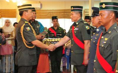MAJLIS PENYAMPAIAN PANGKAT BAGI PEGAWAI WARAN – PEGAWAI WARAN TENTERA DARAT DIRAJA BRUNEI TAHUN 2018