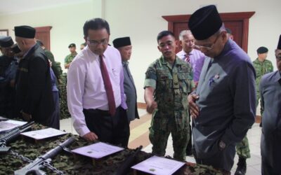 LUNCHEON WITH KUALA BELAIT DISTRICT OFFICER AND STAKEHOLDERS OF KUALA BELAIT DISTRICT IN CONJUNCTION WITH THE ROYAL BRUNEI LAND FORCE 58th ANNIVERSARY