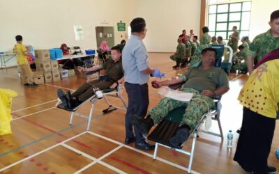 BLOOD DONATION IN CONJUNCTION WITH THE 58th ROYAL BRUNEI LAND FORCE ANNIVERSARY