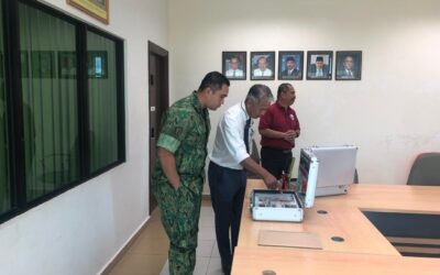 COMMANDING OFFICER OF THE THIRD BATTALION ROYAL BRUNEI LAND FORCES CONDUCTS WORKING VISIT TO NARCOTICS CONTROL BUREAU, KUALA BELAIT