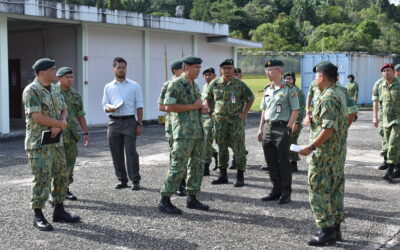 COMMANDER OF THE ROYAL BRUNEI LAND FORCE MAKES WORKING VISIT TO COMBAT SERVICE SUPPORT ELEMENTS